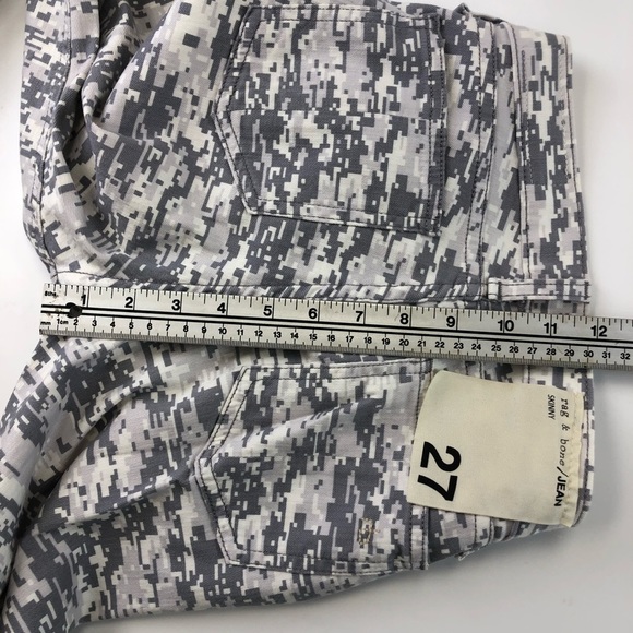 Rag & Bone Gray Camo Jeans NWOT - Picture 6 of 8